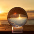 SATINIOR 2 Pack Crystal Ball Stand Clear Sphere Stand Crystal Sphere Holder Base for Display 60 mm to 90 mm Balls, Marbles, eegs...